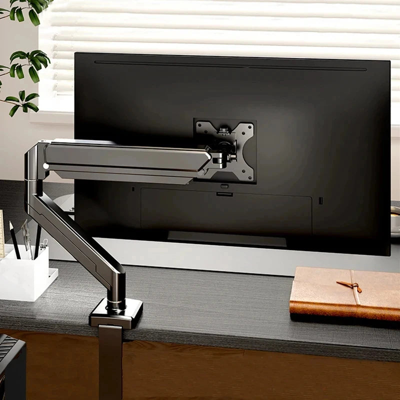 Single Monitor Mount Stand Up to 32 Inch 19.8lbs Universal VESA Desk Bracket Height Adjustable Computer Screen Holder