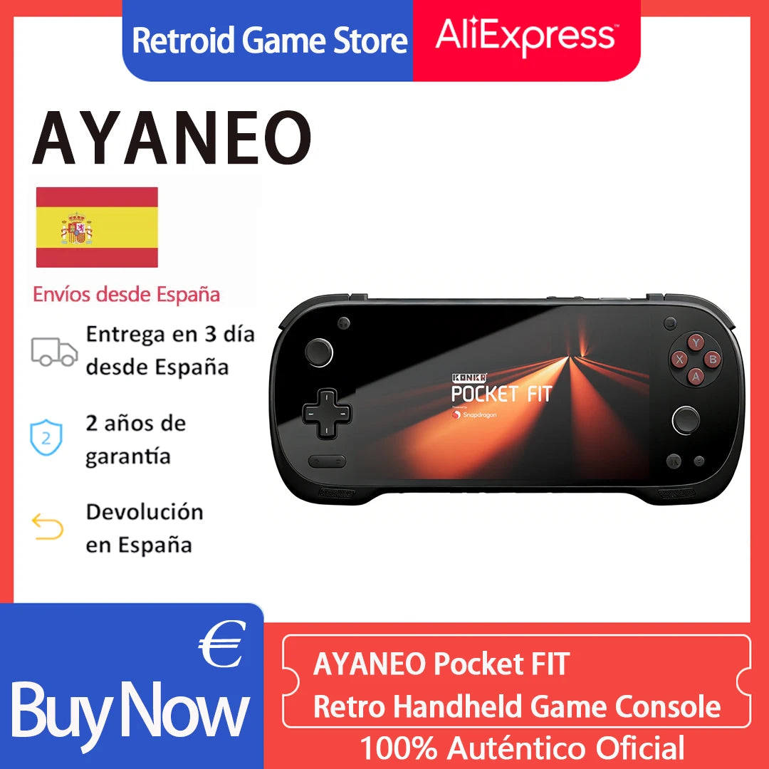 AYANEO Konkr Pocket FIT Retro Portable Game Console G3 GEN3 6'' LCD 144Hz WiFi 7,8000mAh Battery Main image