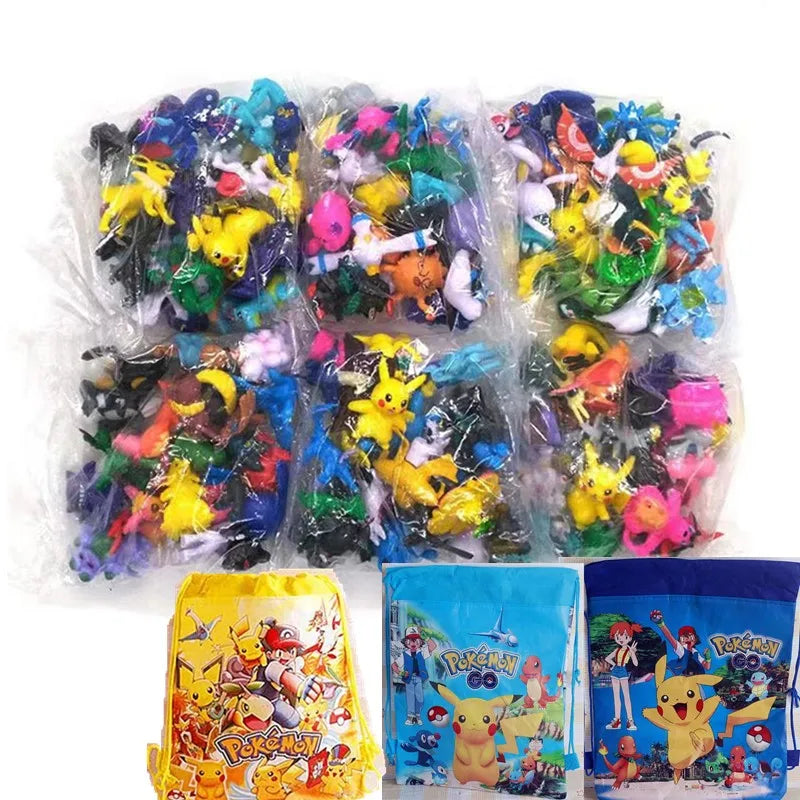 144 Style Anime  Action Figure Model Pokemon Figure Toys Ornamental Decoration Collect Toys For Children's Christmas Gift