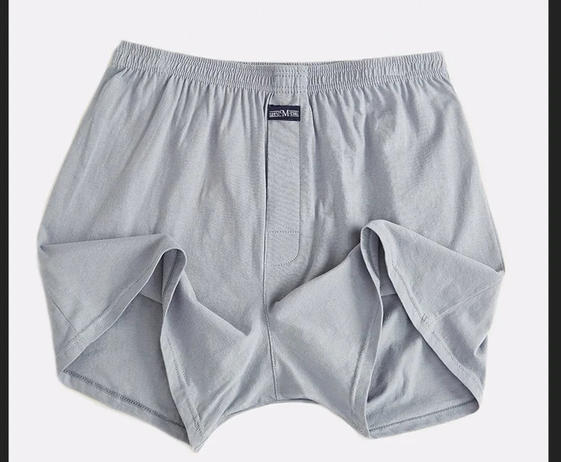 Men's Aro Pants Underwear 100% Pure Cotton Home Sleeping Pants Loose Breathable Men's High Waisted Four Corner Boxers Shorts