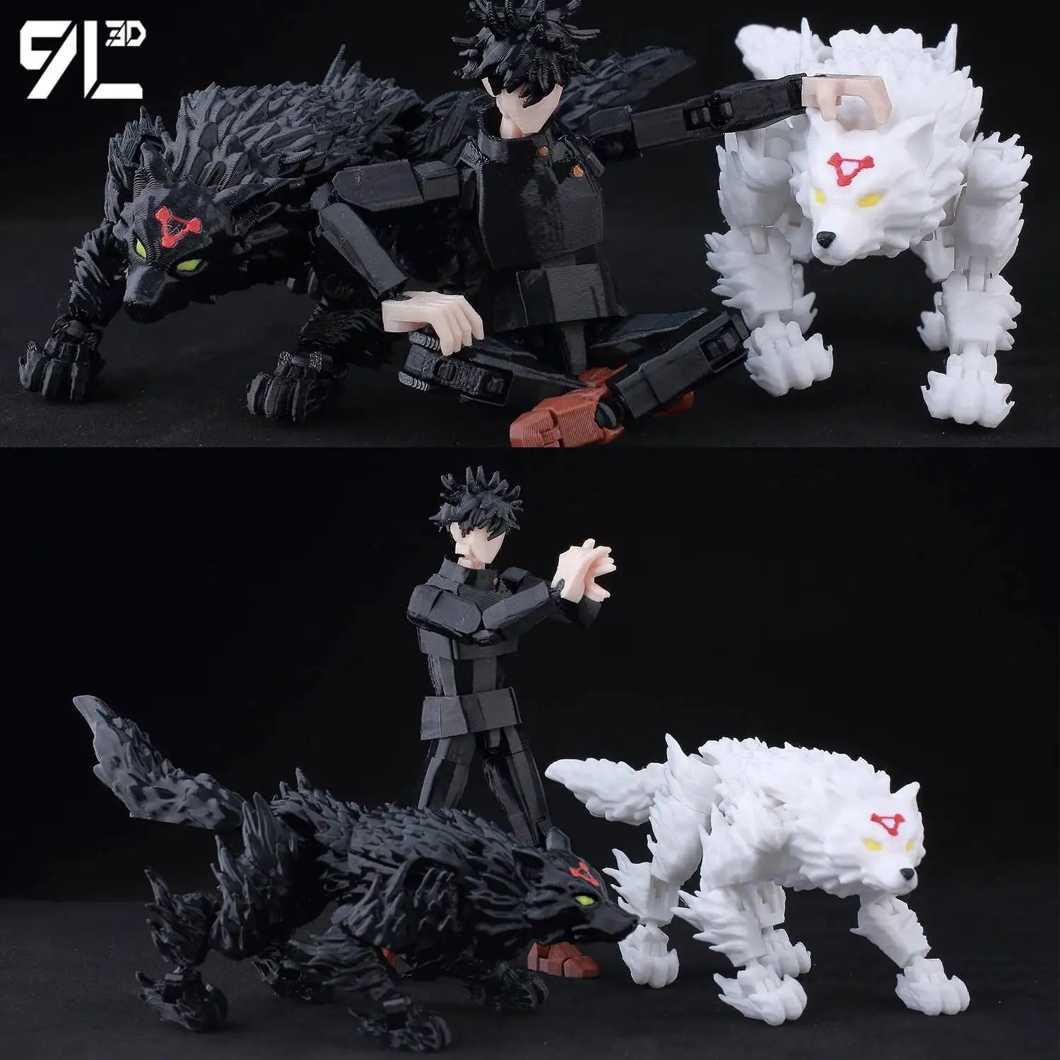 9L3D Lucky13 Gojo Sukuna Jujutsu Fushiguro Toji Gojo Satoru Action Figure Dummy13 T13 Multi-Jointed Collectible Toys Titan13