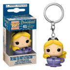 FUNKO Keychain Alice NEWest Arrival Disneyland 65th Anniversary Alice the Mad Tea Action Figure Collection Model Toys for Gifts