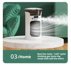 Portable Desktop Cold Air Fan USB Mini Home Use Multi-Function Air Conditioner Fan for Personal Cooling