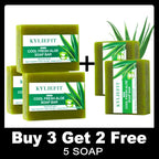 AILKE Aloe Vera Whitening Soap, Remove Acne, Spots, Skin Radiant, Improve Skin Luster, Vegan Bath Wash for All Skin Types, 200g