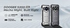 Global Version DOOGEE S200 5G Rugged Phone 6.72" 120Hz Display 12GB 256GB 100MP AI Main Camera 10100mAh Battery NFC Smartphone