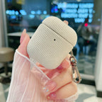 Winter Matte Corduroy Fabric Hook Earphone Case For Apple Airpods 1 2 3 4 Pro 3 2 Wireless Bluetooth Earphone Anti Scratch Cover
