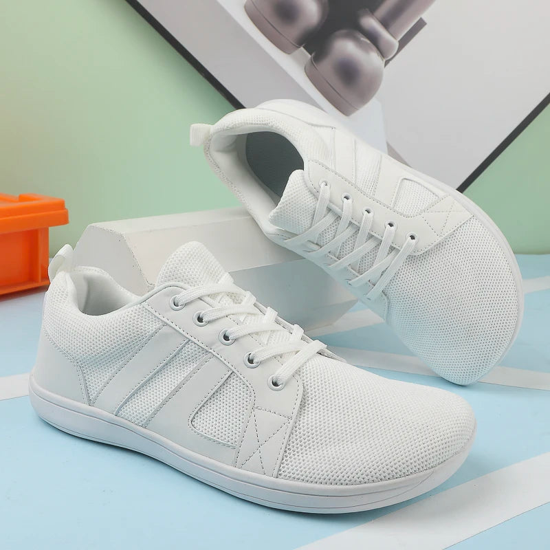 FANCYLEE Classic Women's GAT Barefoot Sneakers Retro Suede Minimalist Walking Shoes Wide Fit Zero Drop Casual Shoes Size 36-41
