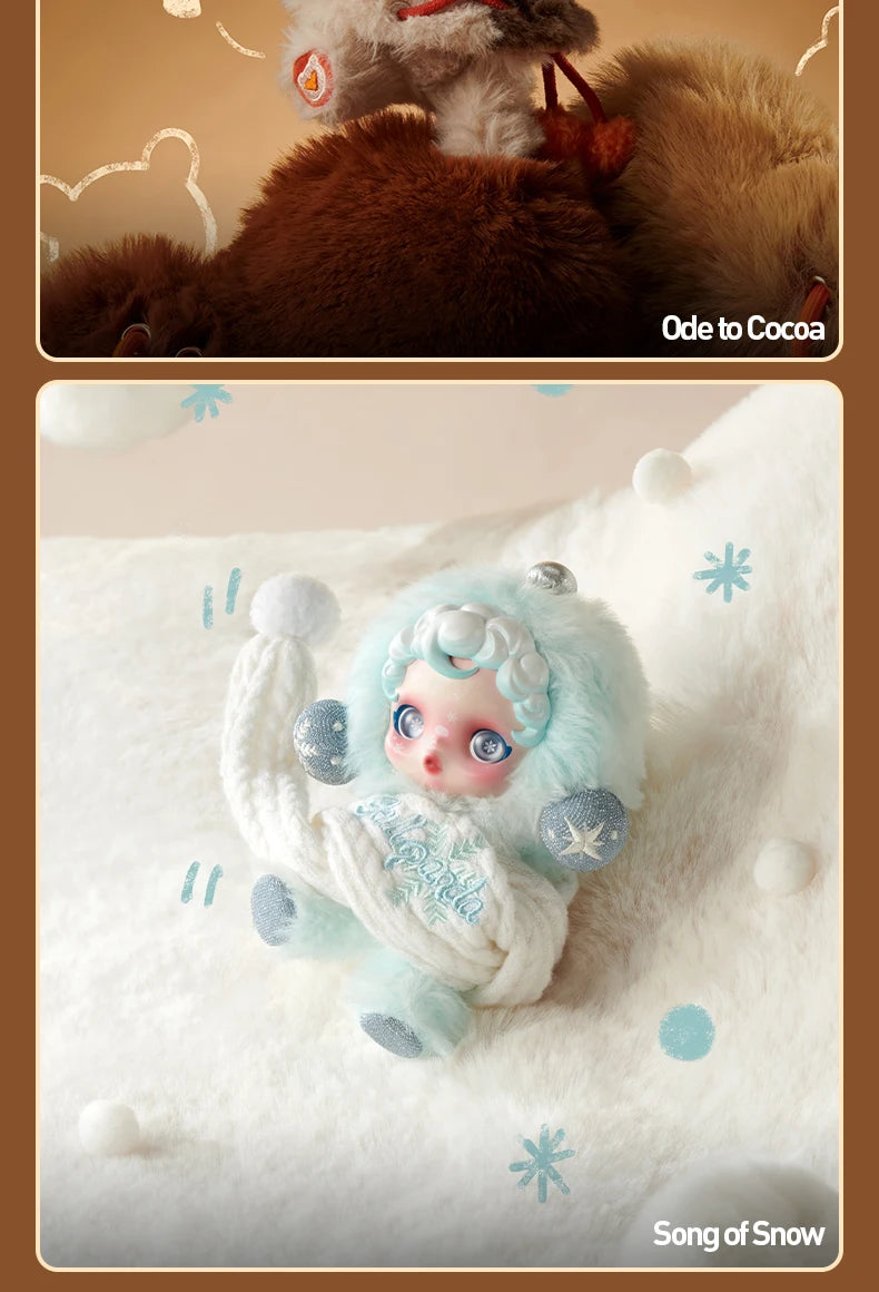 POP MART SKULLPANDA Winter Symphony Series Blind Box Mystery Box Guess Bag Toys Doll Cute Anime Figure Desktop Ornaments