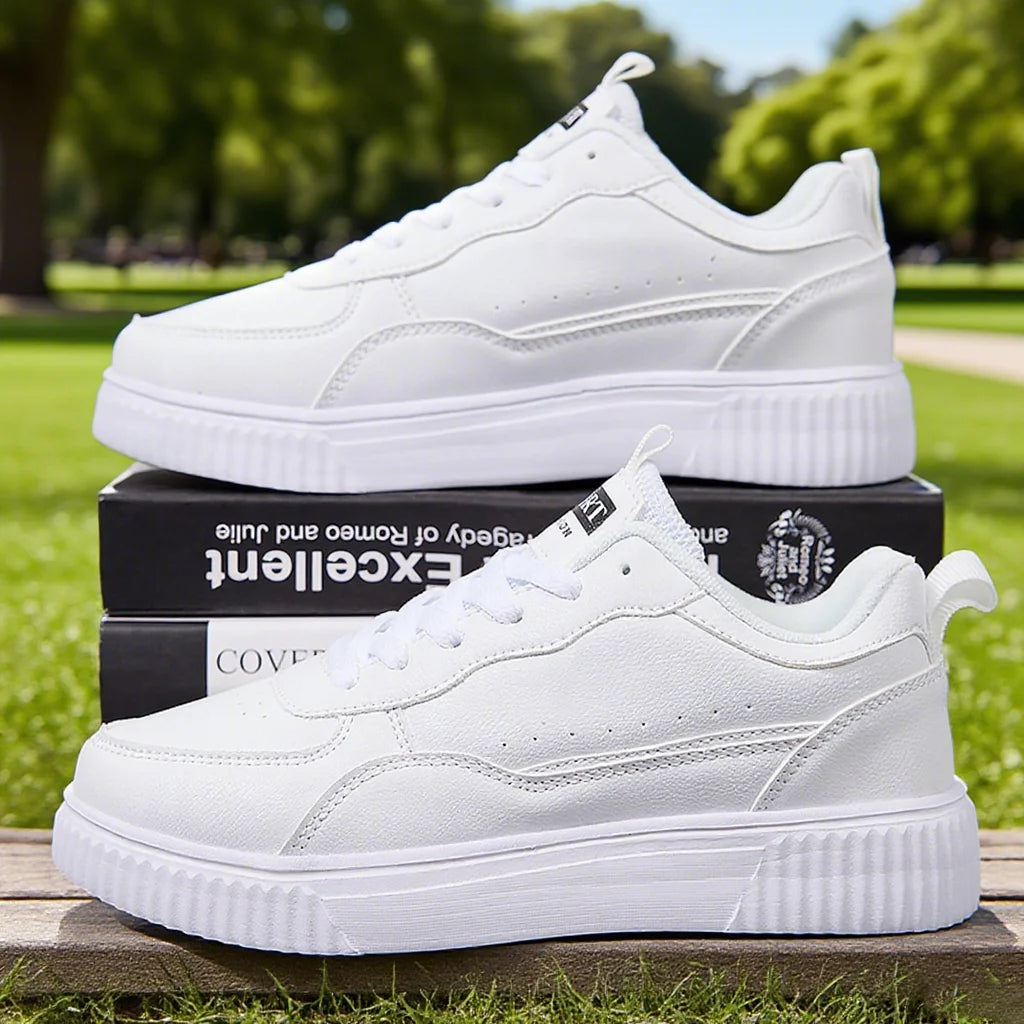 Fashion Women Casual Shoes Breathable Walking Flat Shoes Sneakers White Female Footwear Sports Running Outdoor Walking For Men