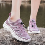Women Summer Hiking Shoes Breathable Lightweight Outdoor Trekking Sneakers for Mountain Climbing