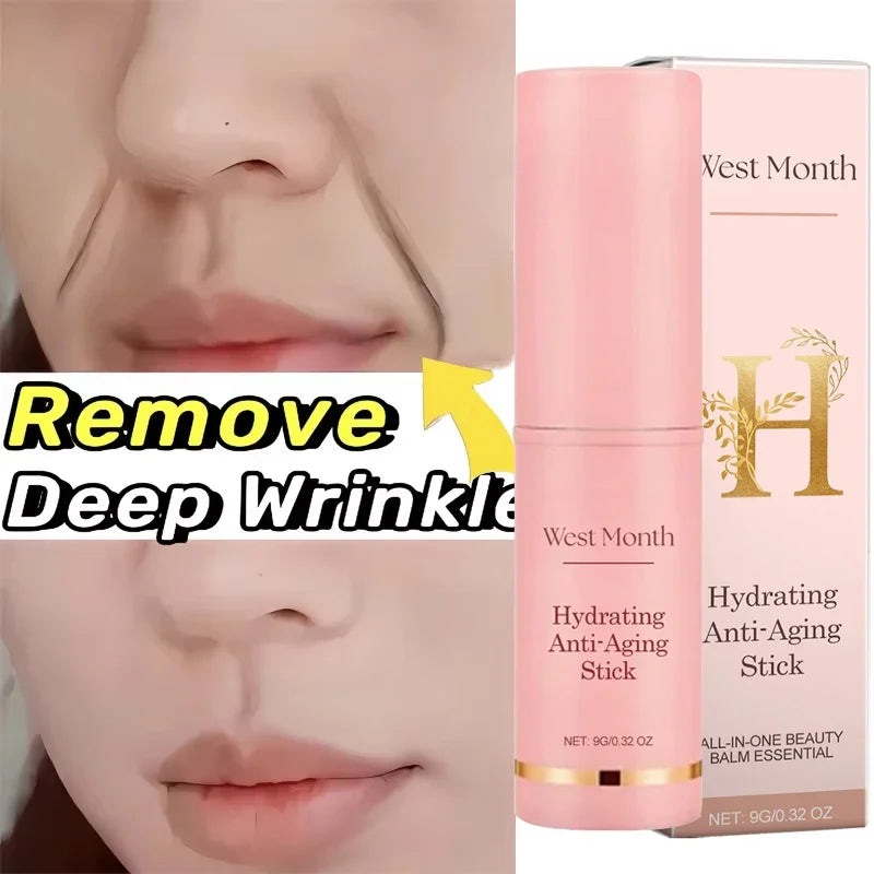 Collagen Wrinkle Removal Multi Bounce Balm Stick Instant Anti-Aging Firming Lift Brighten Facial Dull Skin Moisturizer Cosmetics Main image