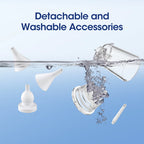 2 in 1 Ear Wax Removal Vacuum Set with 3 Levels Suction Nasal Aspirator Ear Cleaner for Adults And Kids Safe Ear Suction Tool