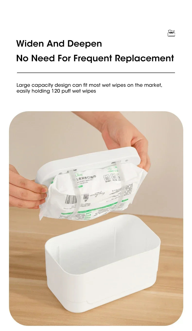 Baby Wipe Warmer Heater with LED Display, Wet Towel Dispenser Portable USB Charge Baby Wipe Warmer Napkin Heating Box Home/Car