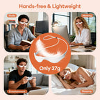 New 3D Eyes Massager Electric Eye Massage Glasses EMS Red Light Eye Care Lighten Dark Circles Eye Relax Massager