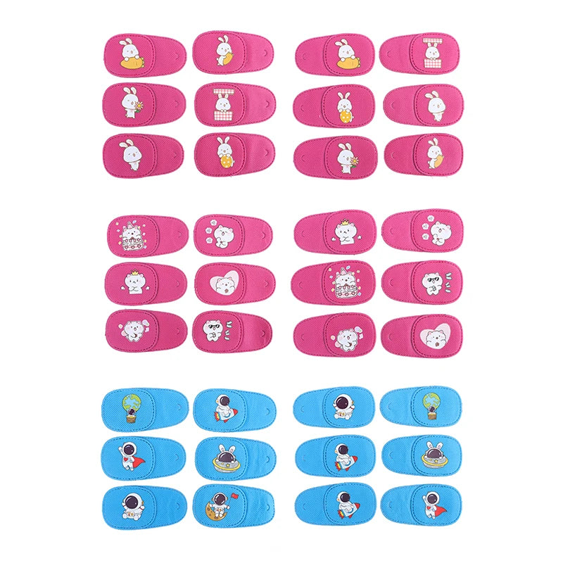 6pc/set Children Health Care Kids Child Occlusion Medical Lazy Eye Patch Eyeshade For Kids Strabismus Treatment Vision Care