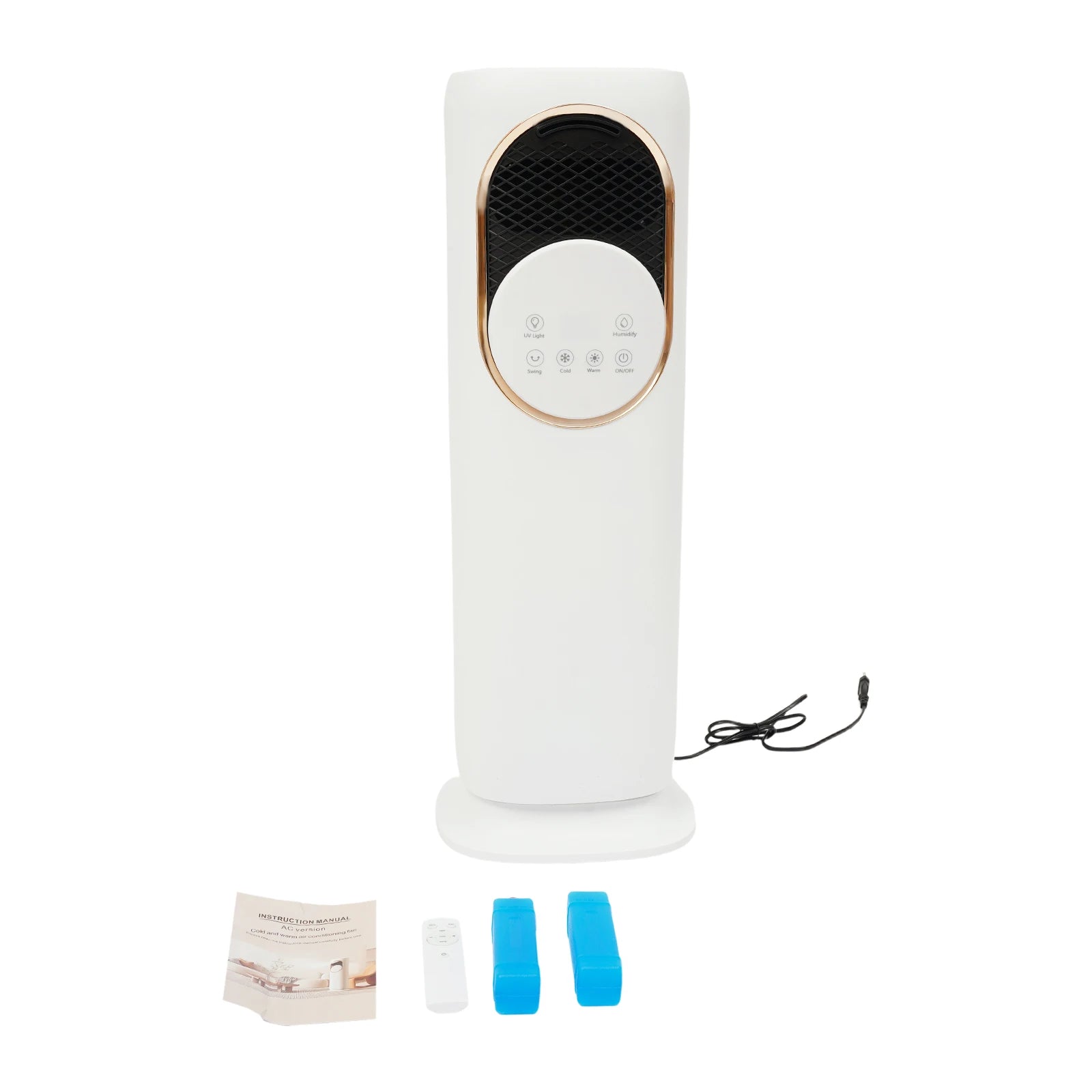 Portable Mini Air Conditioner Cooler Fan 4L Capacity 90° Rotatable 1-8H Timed On-Off Easy Maintenance for Home And Office Use