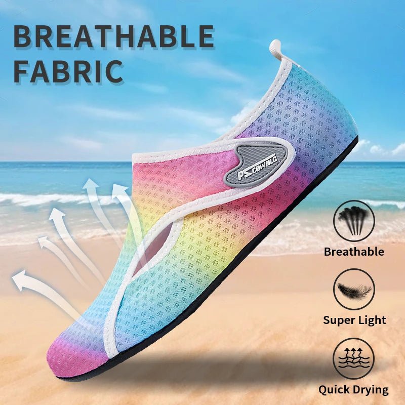 Women Beach Water Shoes Beach Sneaker Socks Man Barefoot Yoga Shoes Quick-Drying Surfing Swimming Shoes Barefoot Water Skin Sock