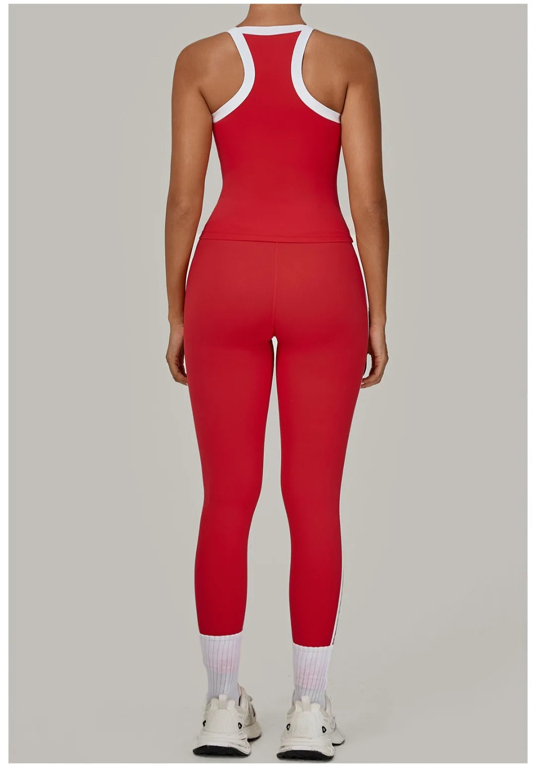 2PCS Women's Yoga Set High Waist Peach Hip Removable Padding Sports Bra Pants Fitness Suit Running Workout Gym Leggings Yoga Set