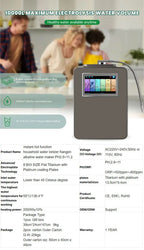 Wholesale PH 2.5-11.2 Platinum Coating 11 Plates Alkaline Water Ionizer Water Treatment Appliances Japan Kangen Water Dispenser