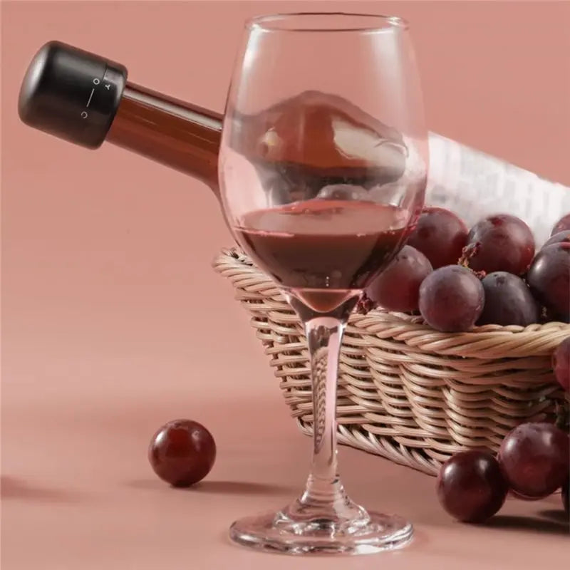 ASWUT-Electric Wine Dispenser, Touchless Automatic Beverage Pourer, Rechargeable Wine Pourer With Lockable Wine Stopper