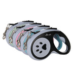 3m 5m Paw Dog Leash For Small Medium Large Dogs Outdoor Lead Walking Puppy Strong Retractable Nylon Rope Yorkies Pet Supplies