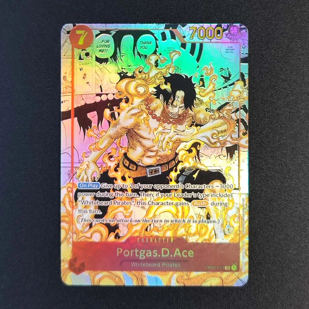 28 Style DIY ONE PIECE CARD Game Luffy Sanji ACE Zoro Shanks Nami Teach Sabo Manga Alt Art SEC English Collection Anime Cards