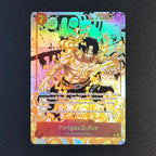 28 Style DIY ONE PIECE CARD Game Luffy Sanji ACE Zoro Shanks Nami Teach Sabo Manga Alt Art SEC English Collection Anime Cards