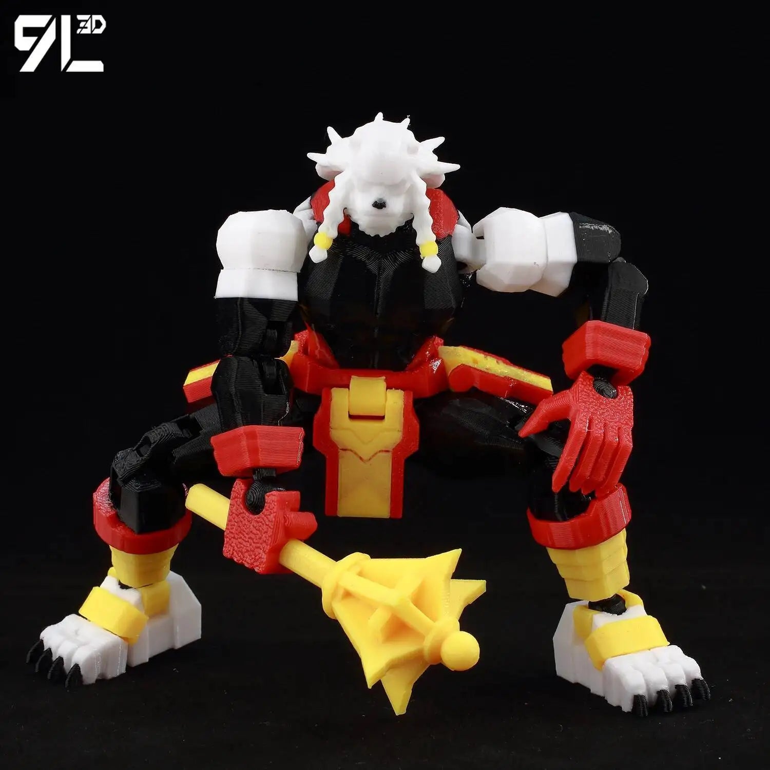 9L3D Lucky 13 Invincible Boy Conquer Omni Action Figure 3D Printed Anime Model Multi-Jointed Poseable Collectible Toy Gift Fan