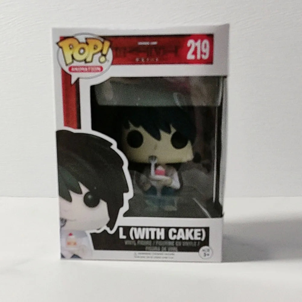 Animation Death Note funkos L (With Cake) #219 pops Action Figure Toys Collection Dolls Gifts for Children Main image