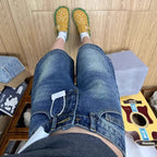 Spicy Girl Retro American Five-Point Denim Shorts Women Summer New Loose Design Slim Straight Leg Wide Leg Medium Pants