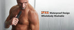 MAXGROOM Manscape Body Hair Trimmer 4 in 1 IPX6 Waterproof Pubic & Groin Shave Electric Grooming Kit for Men Nose Beard Trimmer