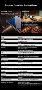 Blackview OSCAL MARINE 3 Rugged Smartphone 6.56" HD 90Hz Display Helio G81 13MP+16MP Camera 5000mAh Battery Android 16 Mobile