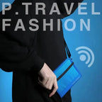 RFID Travel Wallet Passport Holder Credit Card Organizer Zipper Pouch Document Organizer Anti Theft Travel Accessories