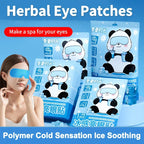 20/40 Pcs Box Hot Selling Disposable Ice Eye Patches Hydrogel Eye Protection Relieve Fatigue Herbal Cold Compress Eye Masks