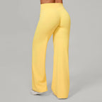 Women Straight Yoga Leg Bottoms Soft Stretchy Fabric Women's Yoga Pants GYM Sweat-Wicking Properties Running Sport Trousers