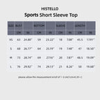 Sport Short Sleeve Top Women Running Sports T Shirt Summer Short Sleeve Round Neck Breathable Gym Vest Yoga Fitness Top
