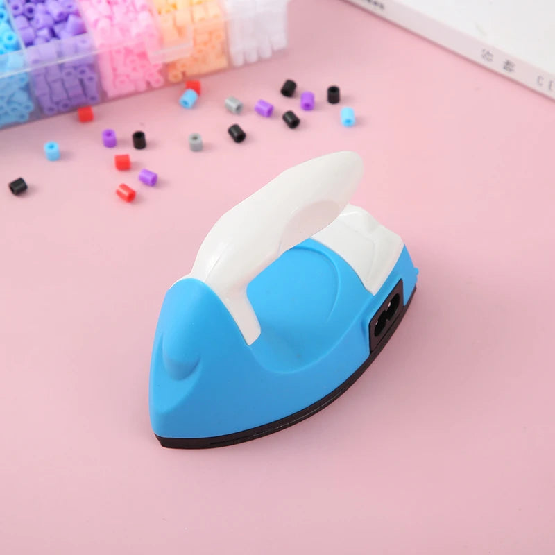Mini Iron EU Plug Handmade DIY Electric Iron Craft Fuse beads tool Iron Sewing Tools Creative For Ironing Clothes Laundry Device