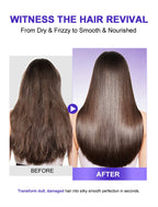 PURC Keratin Hair Treatment Leave-In Hair Mask Straightening Repair Damaged Frizz Smooth Shiny Hair Cream Hair Care Products