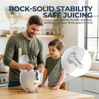 Powerful 850W Electric Citrus Juicer Squeezer, Quiet Orange Juice Extractor Machine