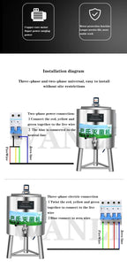 Home Electric 30L Commercial Pasteurization Tank Milk Pasteurization Machine Yogurt Cow Wine Farm Lawn Intelligent Sterilizer 22