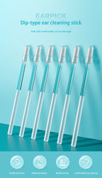 24Pcs Disposable Silicone EarWax Remover sticky ear pick For Kids Olders Adult S/L Ear Cleaner Reusable Adhesive Earpick