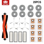 For Xiaomi Robot Vacuum X20 + / X20 Plus Dust Bag Mop Cloth Accessories Main Side Brush Hepa Filter Replacement Parts