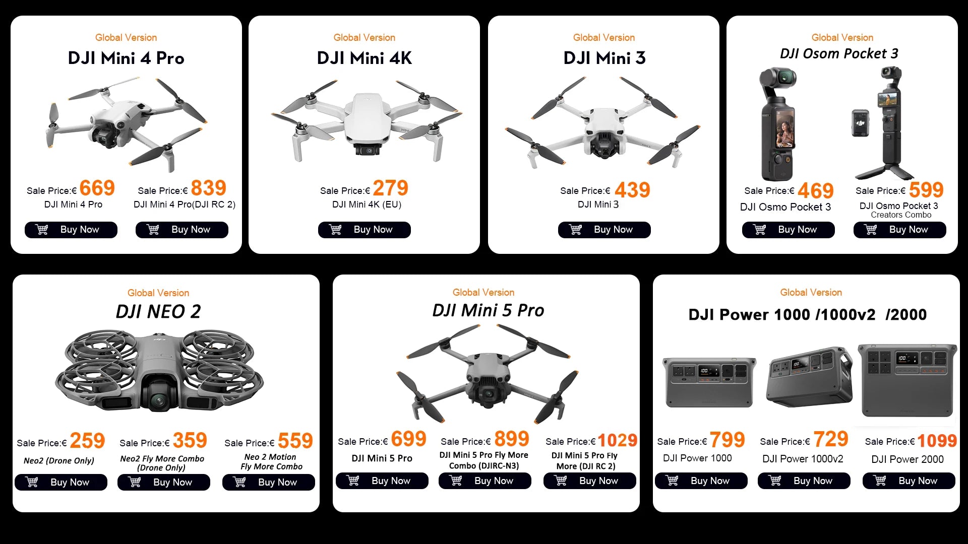 DJI Mini 5 Pro Ultra-Light & Folk Drone 4K/60fps HDR Video Camera Drone Under 250g Extended Battery Life