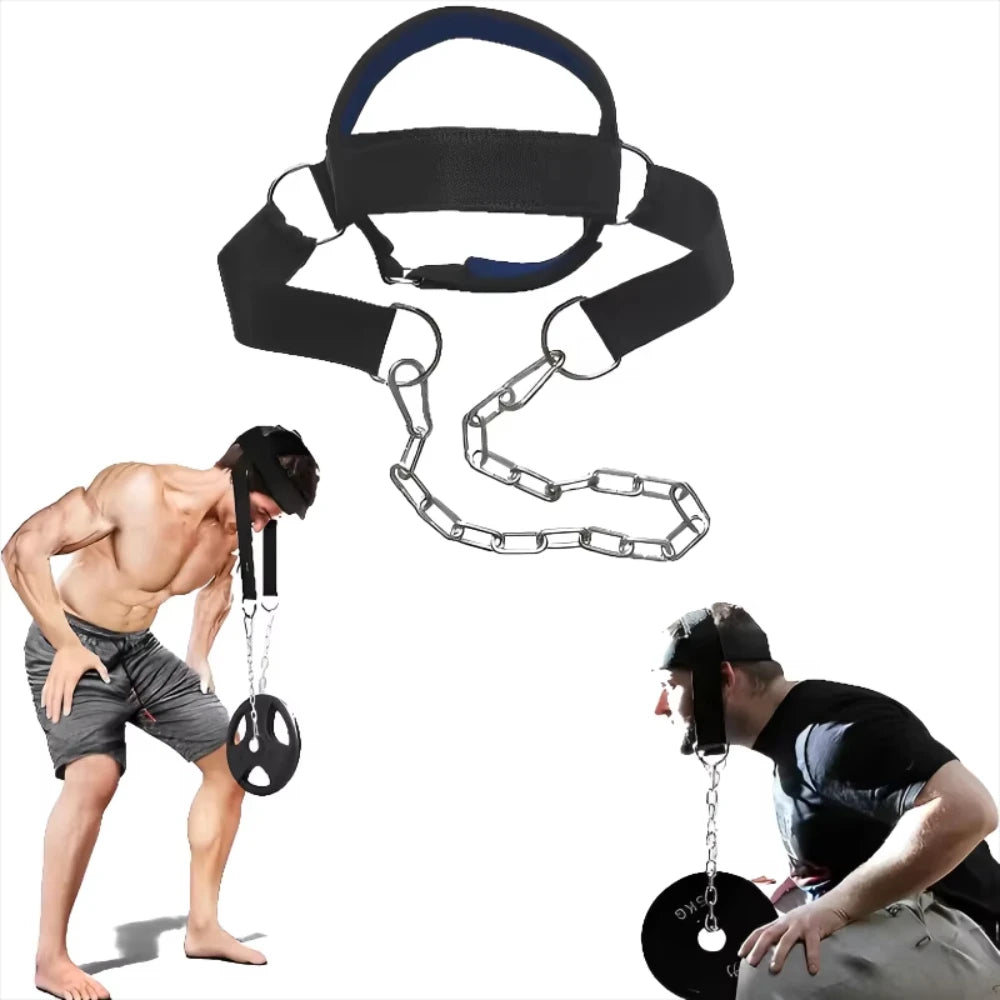 1PCS Head Neck Training Harness Body Strengh Exercise Cervical Spine Strap Adjustable Power Gym Fitness Weight Bearing Cap Main image