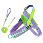 Small Dog Harness, Saddle Style No Pull Adjustable for  Puppy  Pet Chest for dog Breathable  Walking dog supplies s
