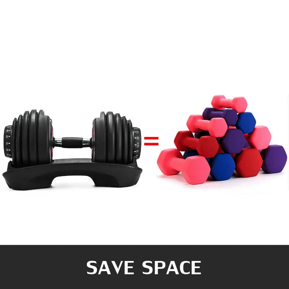 SIHAO Adjustable 52.5lbs Dumbbell Fitness Equipment Training Arm Muscles Dumbbell Free Shipping Adjustable Bumbbell