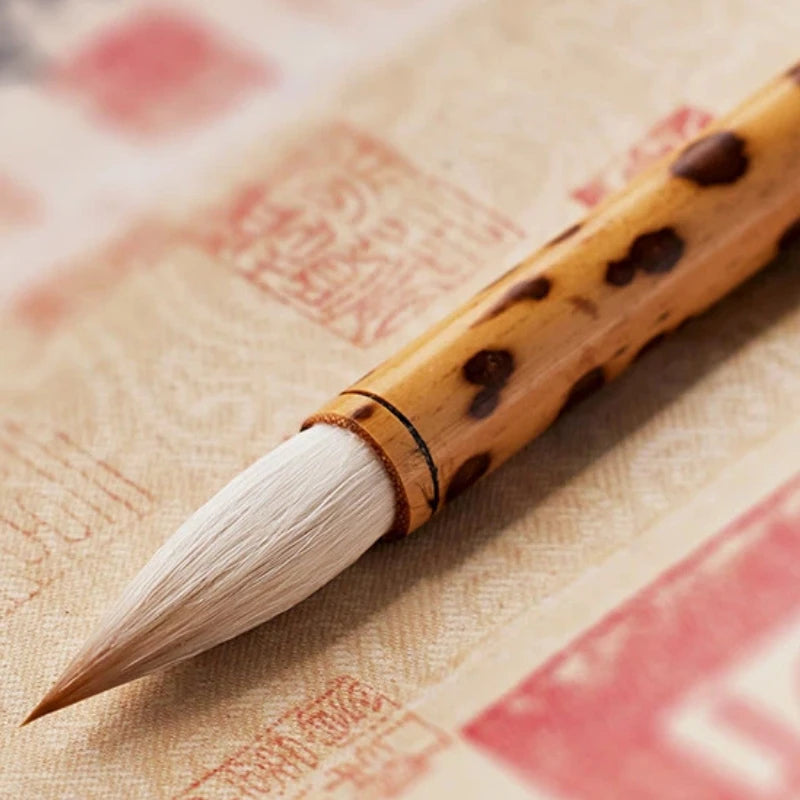 Weasel Woolen Multipple Hair Calligraphy Brush Medium Regular Script Practice Brush Professional Chinese Painting Pen Art Paint