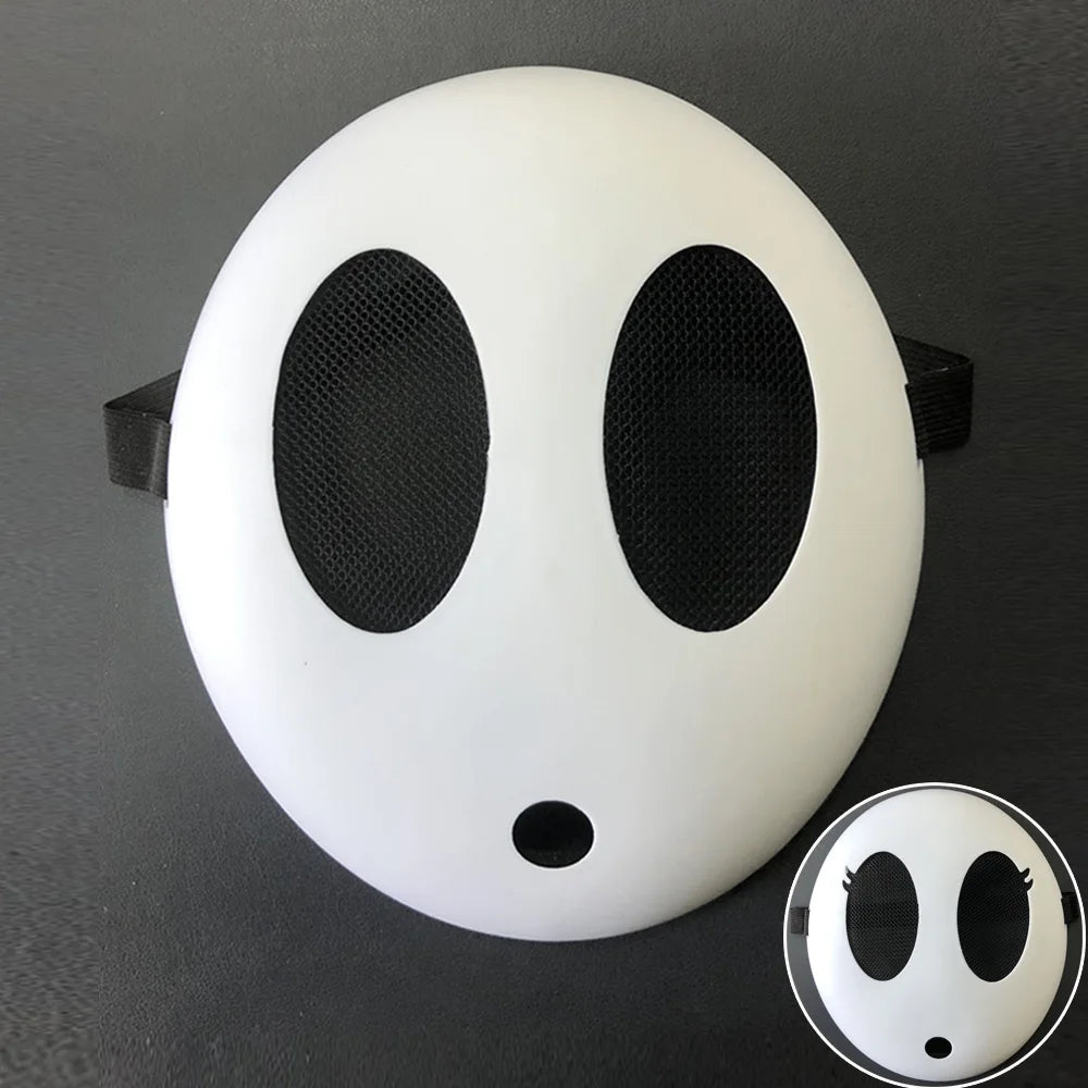 Game Bros Shy Guy Mask Cosplay Funny Unisex Kid Boys Girls Adlut Thicken Plastick Masks Halloween Carnival Party Costume Props Main image