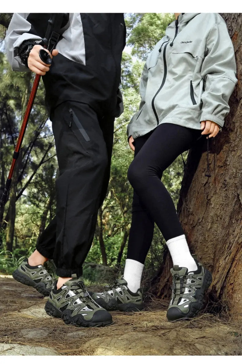 Spring Summer Fashion Pink Women's Hiking Sneakers Comfortable Non-slip Trekking Shoes Trainers Man Outdoor Sports Sneakers Men