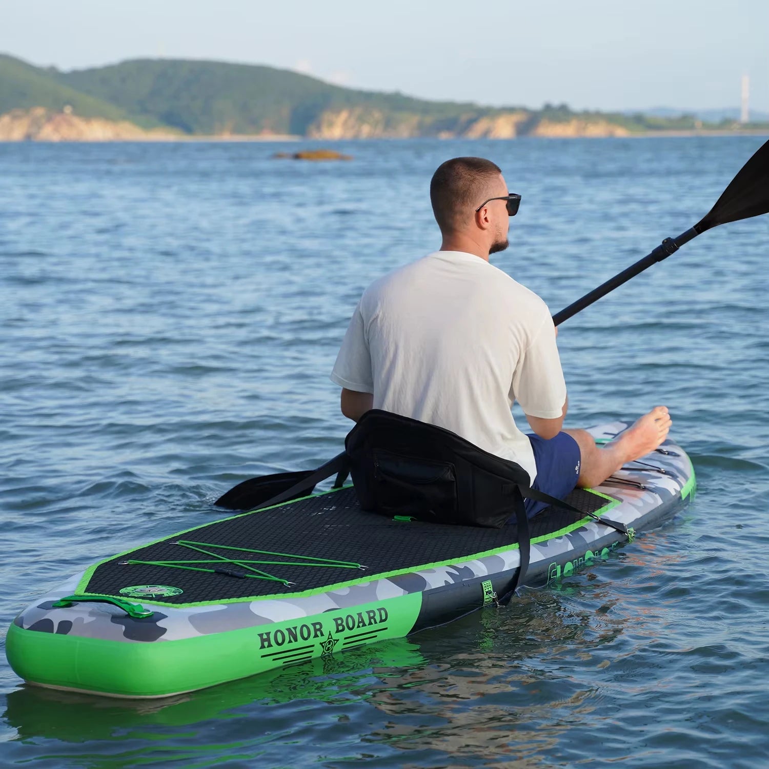 Funwater SUPFW10A Ultra-light inflatable Paddle Board 330*84*15 Paddle Board size, PVC Material, Adult Water Sports, yoga, fishing, Travel, Sea surfing non-slip Paddle Board